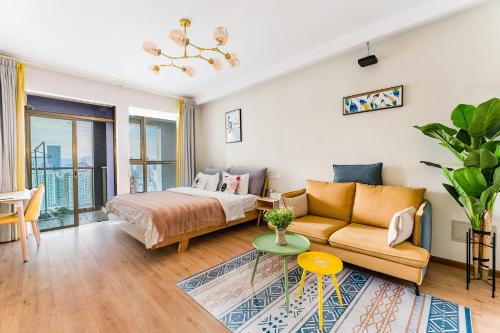 Kunming City Centre Apartamento | Kunming Qicaimen Shangpin Apartment