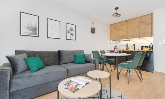 Jastrzebia Gora Apartamento | Kuracyjna 15A | Modern Apartment | Balcony