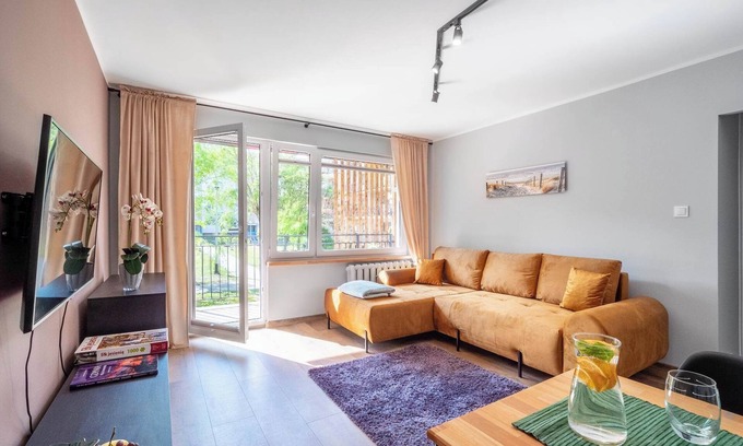 Pierwoszyno Apartamento | Kurpińskiego 1B | Forest Apartment | Balcony