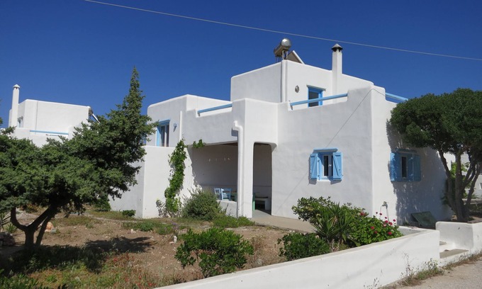 Apollonia Casa | Kykladenhaus am Meer mit Sonnenuntergang