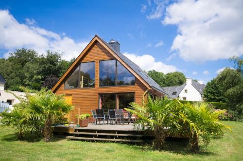 Mur-de-Bretagne Casa | L'écrin de bois -sauna - spa