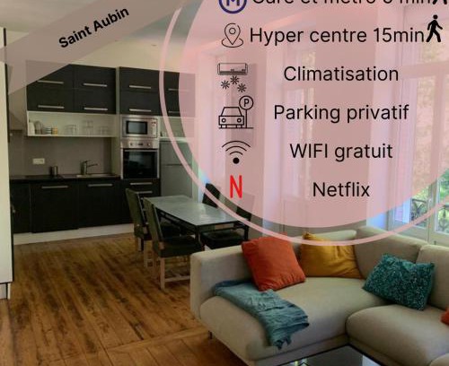 Saint - Aubin - Dupuy Apartamento | L'Élégance du Midi - climatisation réversible