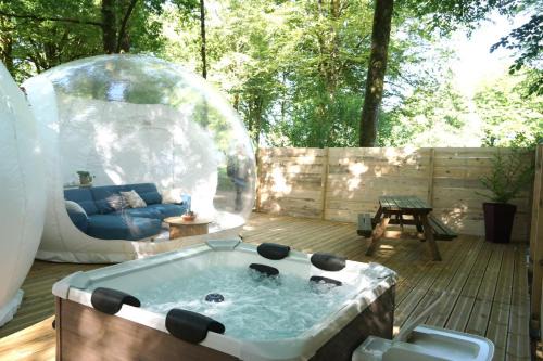 Noues de Sienne Cabina | L'étape en forêt