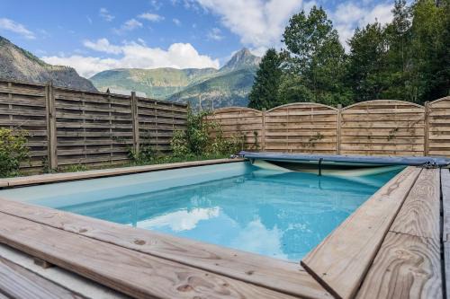 Le Bourg-d'Oisans Chalet De Esquí | L'étoile des Glaciers - Jacuzzi - Piscine - Hammam - ALPES HUEZ