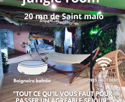 Saint-Pierre-de-Plesguen Apartamento | L'évasion jungle