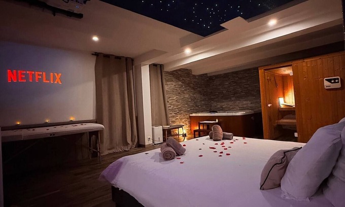 Bray-sur-Somme Casa | L'Évasion étoilée - Jacuzzi Sauna Hammam