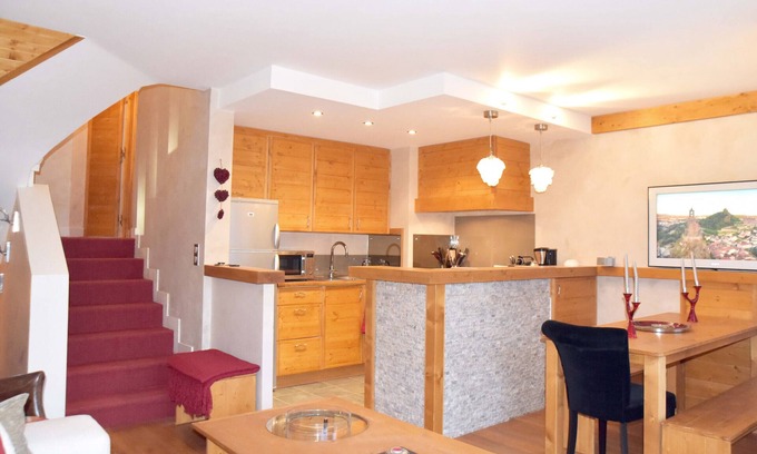 Val-d'Isere Apartamento | L'ALBARON 3CH,WIFI,PARKING, 100 m PISTES