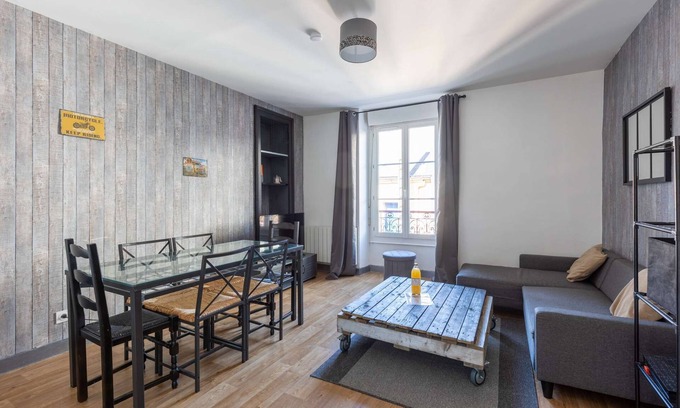 Republique Apartamento | L'appart K-za -wifi Fibre- Checkin Auto- 6 p
