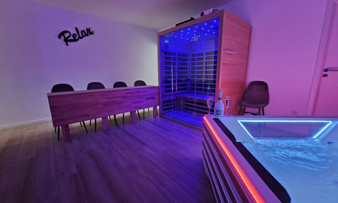 Differdange Apartamento | L'appart Spa, Jacuzzi & Sauna