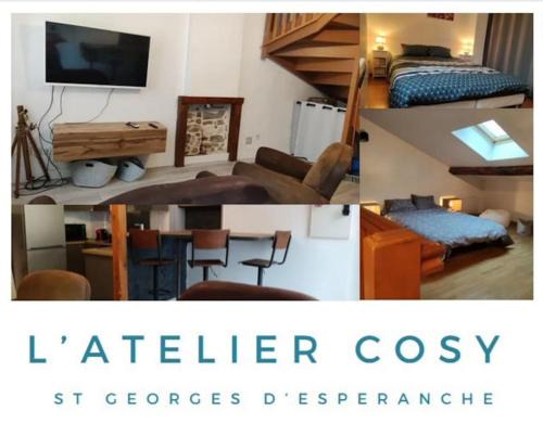 Saint-Georges-d'Esperanche Casa | L'Atelier Cosy - Maison de village Atypique