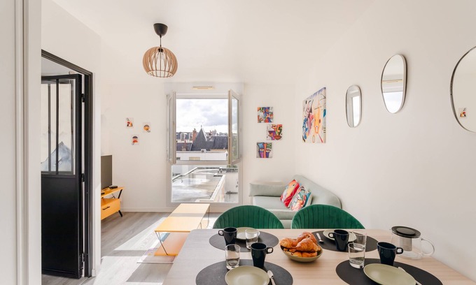 Thabor - Saint-Helier Apartamento | L'Atelier - Appt 2 chambres avec parking