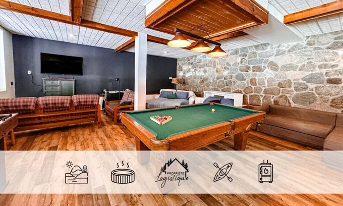 Saint Donat Chalet De Esquí | L'auberge du Lac Provost - Spa, Lac, Billard & Ski