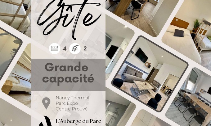 Haussonville-Blandan-Mon Desert-Saurupt Apartamento | L'Auberge du Parc - Nancy