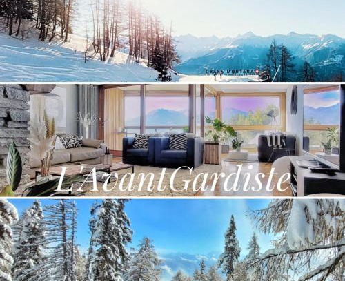 Randogne Apartamento | L'AvantGardiste, Spacious 6 bedrooms duplex, panoramic view