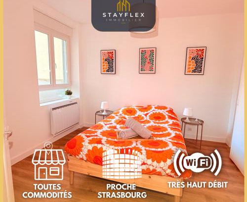Schiltigheim Apartamento | l'Escapade de Schiltigheim - Cozy & Bright