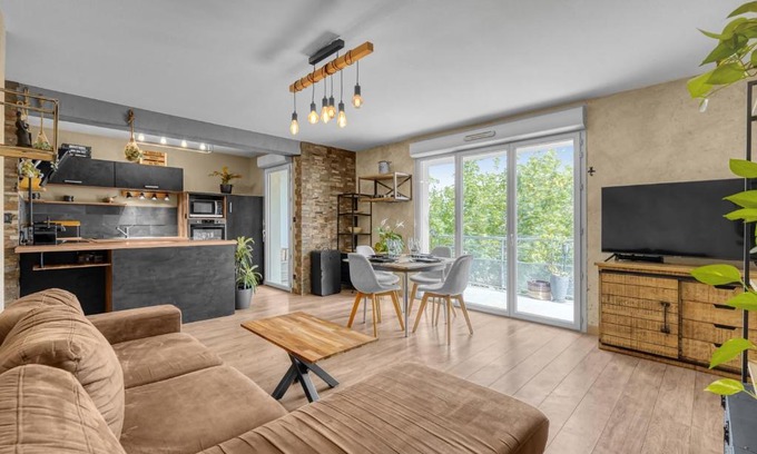 Patte d'Oie Apartamento | L'Hippocrate - Charmant appartement avec terrasse
