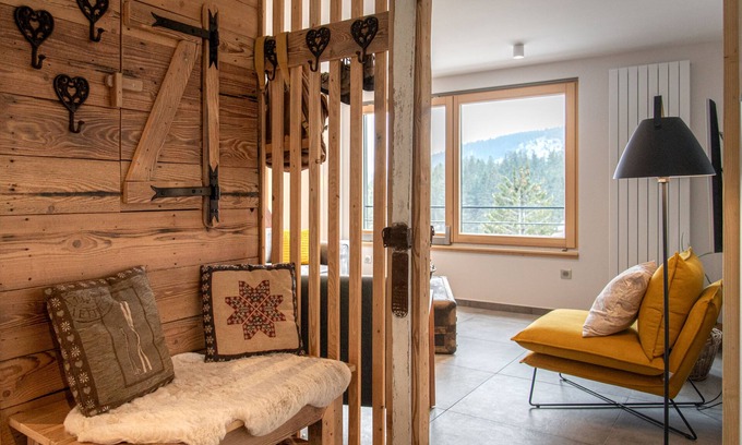 Orbey Apartamento | Apartamento-Baño con ducha-Vista a la Montana-L'horizon