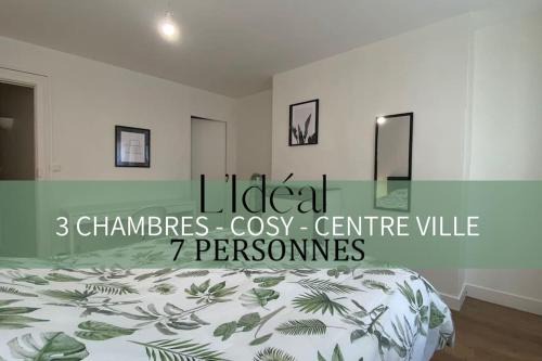 Centre Ville Apartamento | L'idéal - HyperCentre - 3CH - MyraConciergerie