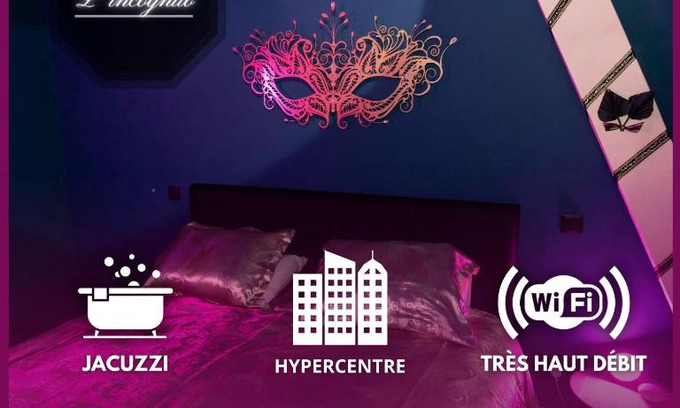 Saumur Apartamento | L'incognito - Romantisme - Vin - Jacuzzi