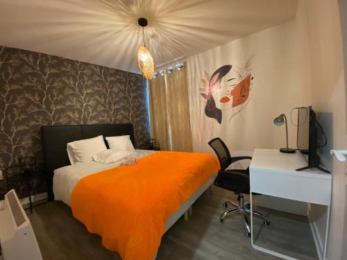 Poitiers Apartamento | L'Indigo, charmant T2, 10 min centre historique, WiFi, Netflix, Amazon Prime