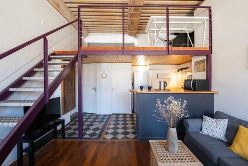 Boucle - Gros Caillou Apartamento | L'Indigo- Coup de coeur Canut - Croix Rousse