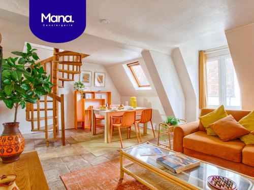 Haie Vigne Apartamento | L'Oasis - Chaleureux duplex - Centre Ville de Caen