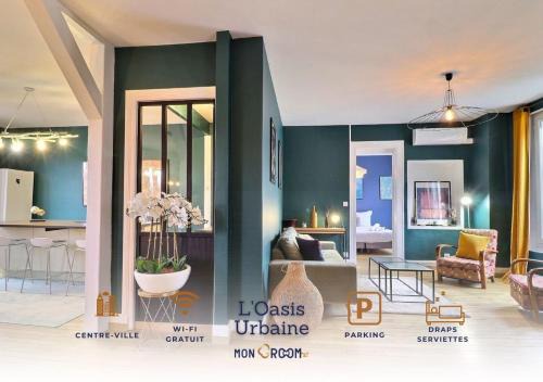 Troyes Apartamento | L'oasis urbaine au cœur de la ville - Parking - Mon Groom