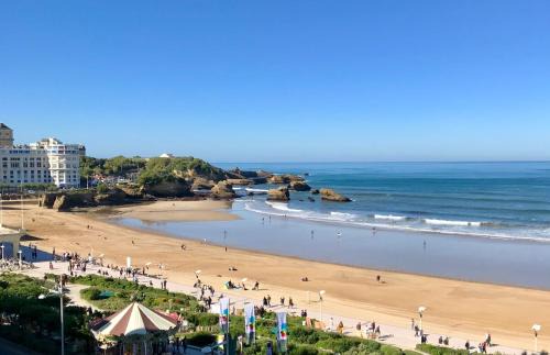 Biarritz Apartamento | L'océan à perte de vue, la grande plage à vos pieds
