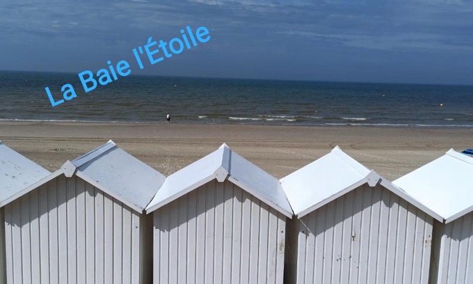 Fort-Mahon-Plage Apartamento | La Baie L’Etoile, Apt 4 pers, bord de mer, parking privé, Fort Mahon Plage