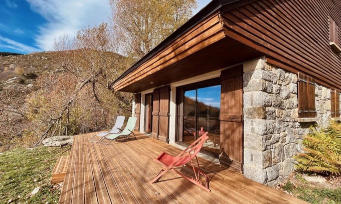 Egat Chalet De Esquí | La bergerie d'Egat: Chalet authentique avec vue