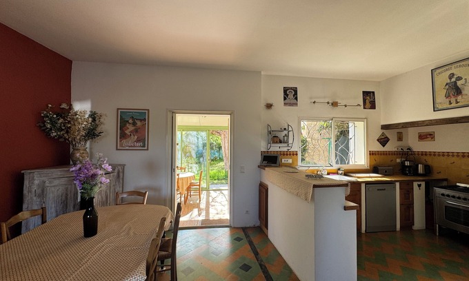 Saint-Martin-de-Castillon Casa | Encantadora casa en el Luberon, jardín cerrado.