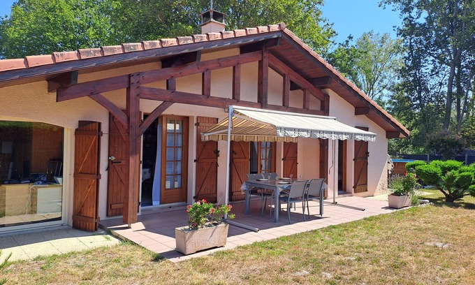 Vielle-Saint-Girons Casa | Agradable casa de tierra para 6 personas cerca del lago de León, bosque y océano.