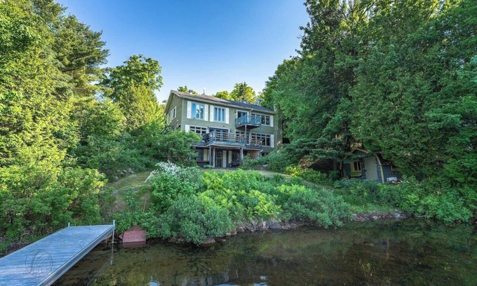 Sainte-Marcelline-de-Kildare Casa | Lac Léon | spa | waterfront