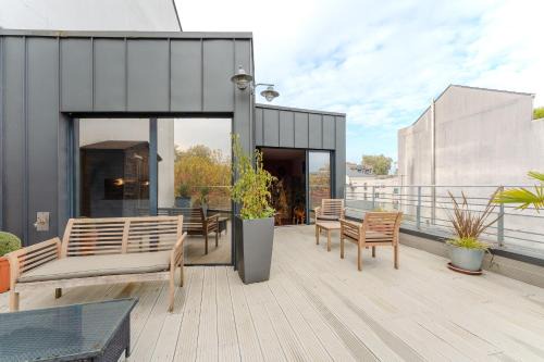 Talensac-Pont Morand Casa | La Capitainerie - Maison 6p avec grande terrasse