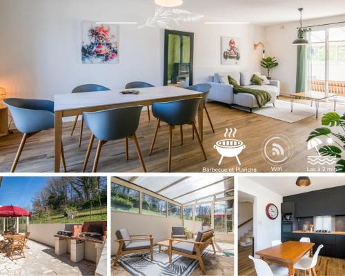 Salles-Curan Casa | La Casa Lucas - Clim, Wifi, Lits XL, Jardin & Lac