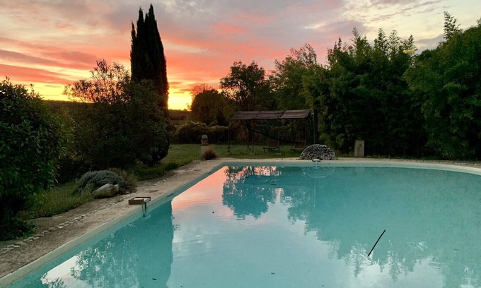 Saint-Maximin Cabaña | La Cervezanne Independent cottage at Mas du Gavot Uzès