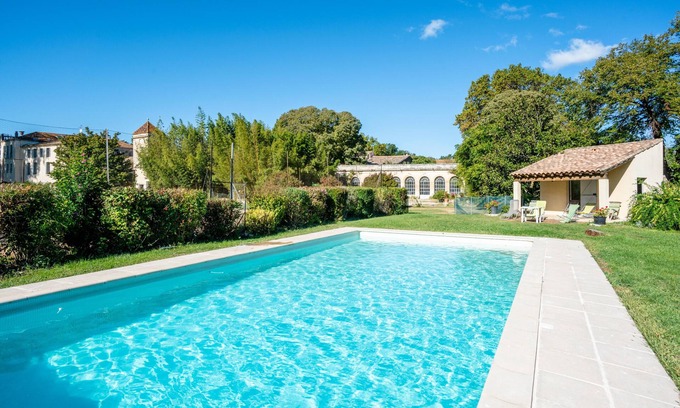Castries Casa | La Chapelle de Fontmagne - Piscine, tennis et grand parc - Castries