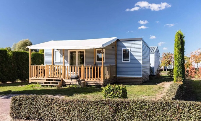 Berny Riviere Casa | La Croix du Vieux Pont campsite***** - Mobil-home Premium Azure 4 rooms 6 people