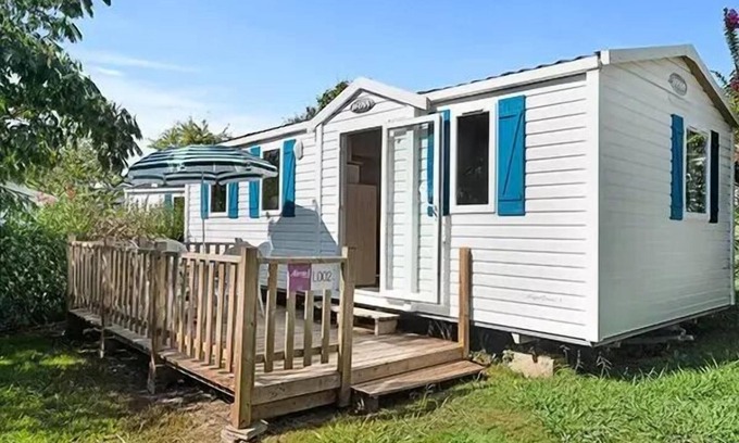 Berny Riviere Casa | La Croix du Vieux Pont campsite***** - Mobile home Comfort 3 rooms 4 adults + 2 children