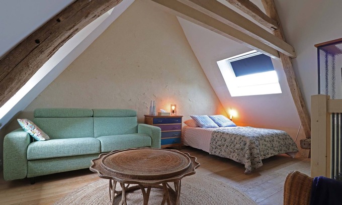 Belleme Casa | La Dragonne: Casa con jardín, centro de Bellême, valor del Parque Natural Perche