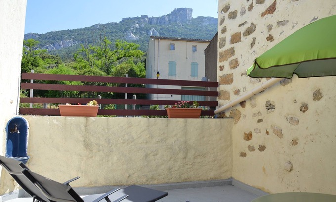 Rouffiac-des-Corbieres Cabaña | Aire acondicionado, vista al castillo de Peyrepertuse, desconexión total