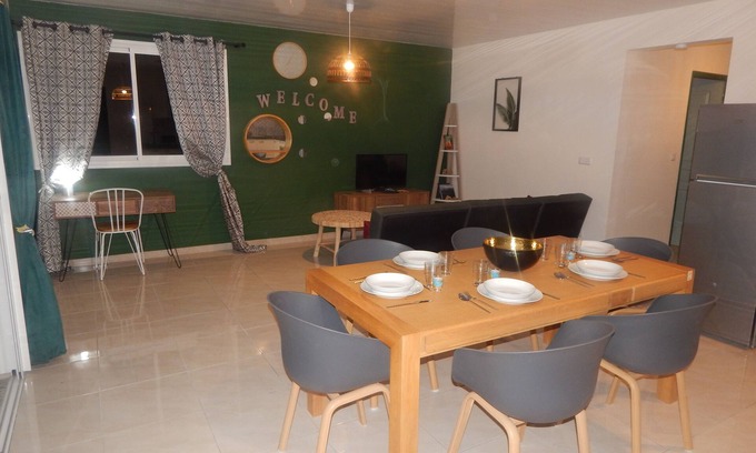 Saint-Pierre Apartamento | La Kay Dédé, espacioso apartamento entre mar y montaña