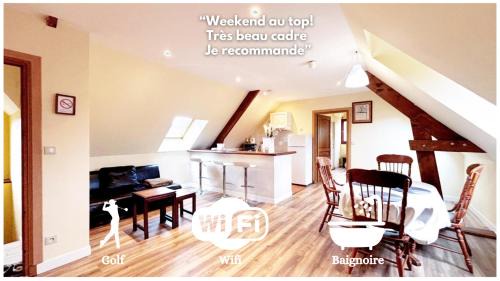 Belleme Apartamento | La longère T3 - Au Golf de Bellême - Parking - Wifi - 4 Pers