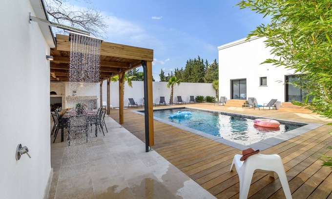 Grabels Villa | Villa contemporánea con piscina 4 estrellas