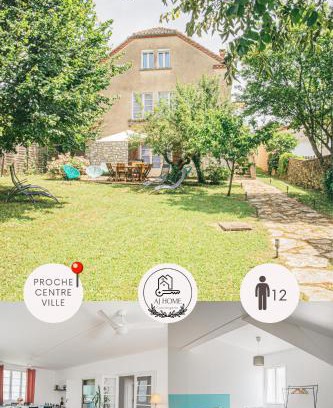 Cahors Casa | "La maison de famille" emplacement idéal, convivial