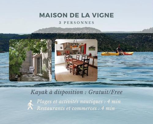 Bauduen Apartamento | La maison de la vigne