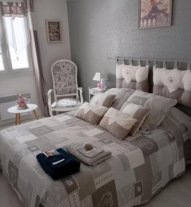 Nevers Casa | la maison rose 2 chambres avec lit pour 2 personnes et 2 salles de bains a 15 kilomètres du circuit de Magny-Cours et 1,2 kilomètre du sanctuaire de ste Bernadette