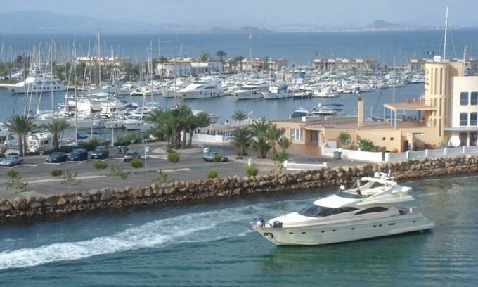 San Javier Apartamento | Lujoso apartamento de La Manga, impresionantes vistas al mar / WiFi, Reino Unido y TV vía satélite