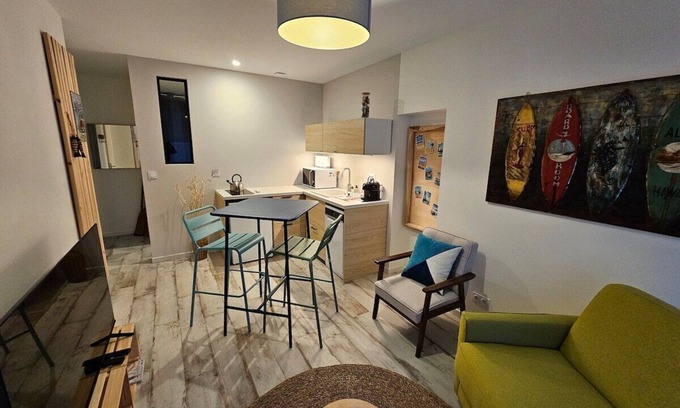 Genas Apartamento | La Paillote-Apartamento-Baño Privado-Apartamento-Vista al Jardín