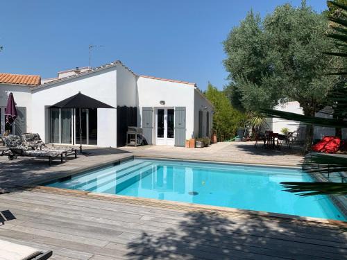 Rivedoux-Plage Casa | La Passerelle Grande maison avec Piscine chauffée